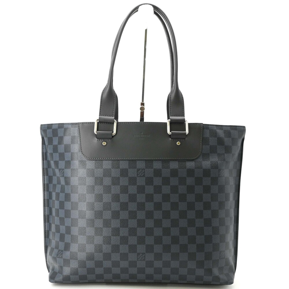 LOUIS VUITTON Damier Cobalt Cabas Voyage Tote Bag for Men N41397
